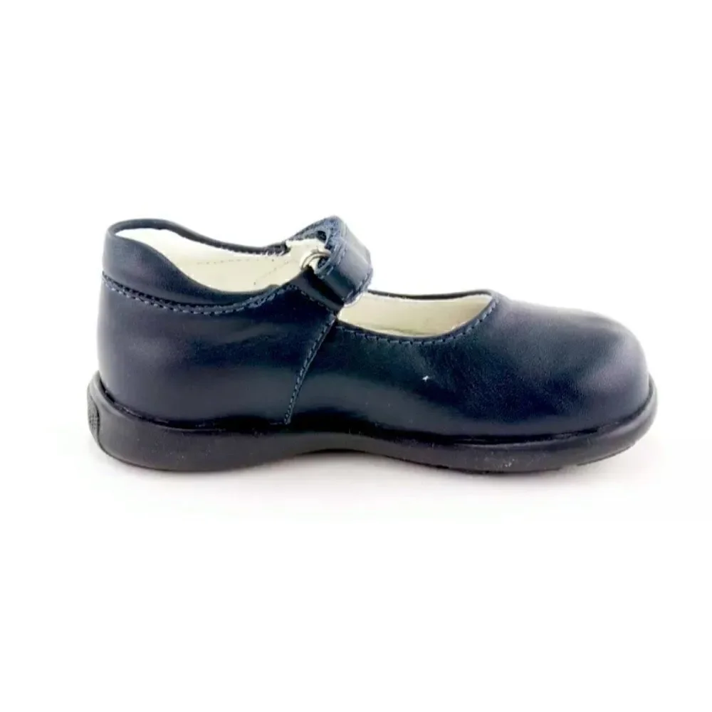 Primigi leather Mary Janes navy Blue shoes 5.5